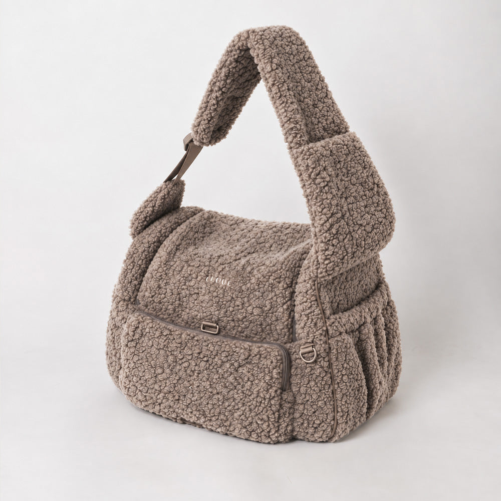 フロントオープンボアスリング クッション付【名入れ刺繍対応】
