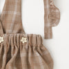 Frilled plaid pumpkin pants