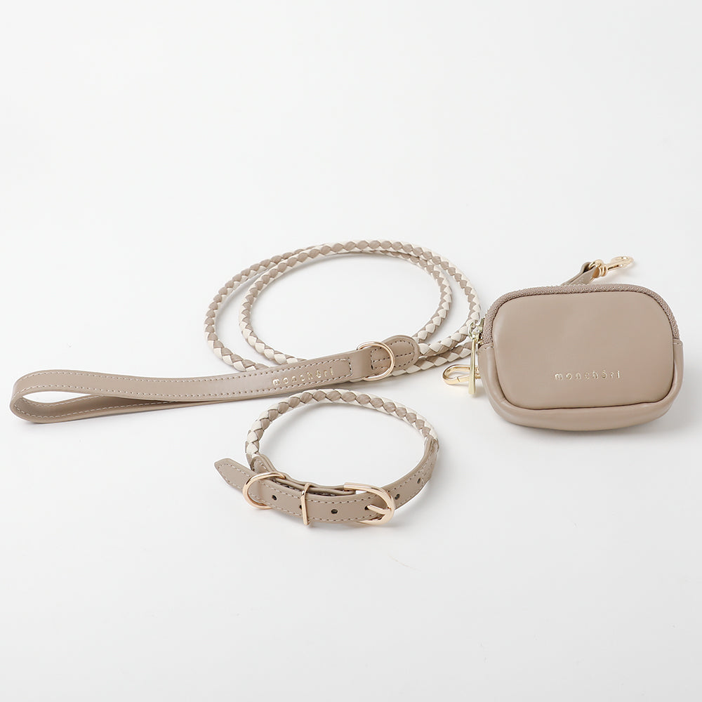 Faux leather mesh MIX color + lead SET