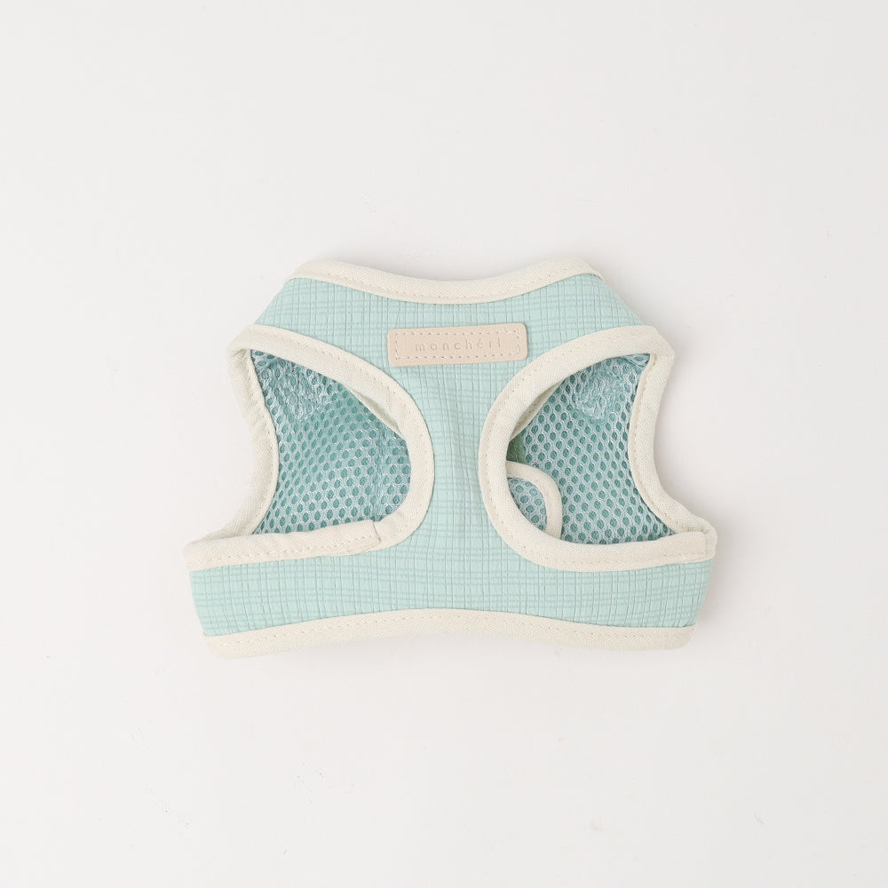 Bicolor Harness + Lead SET [Name embroidery available]