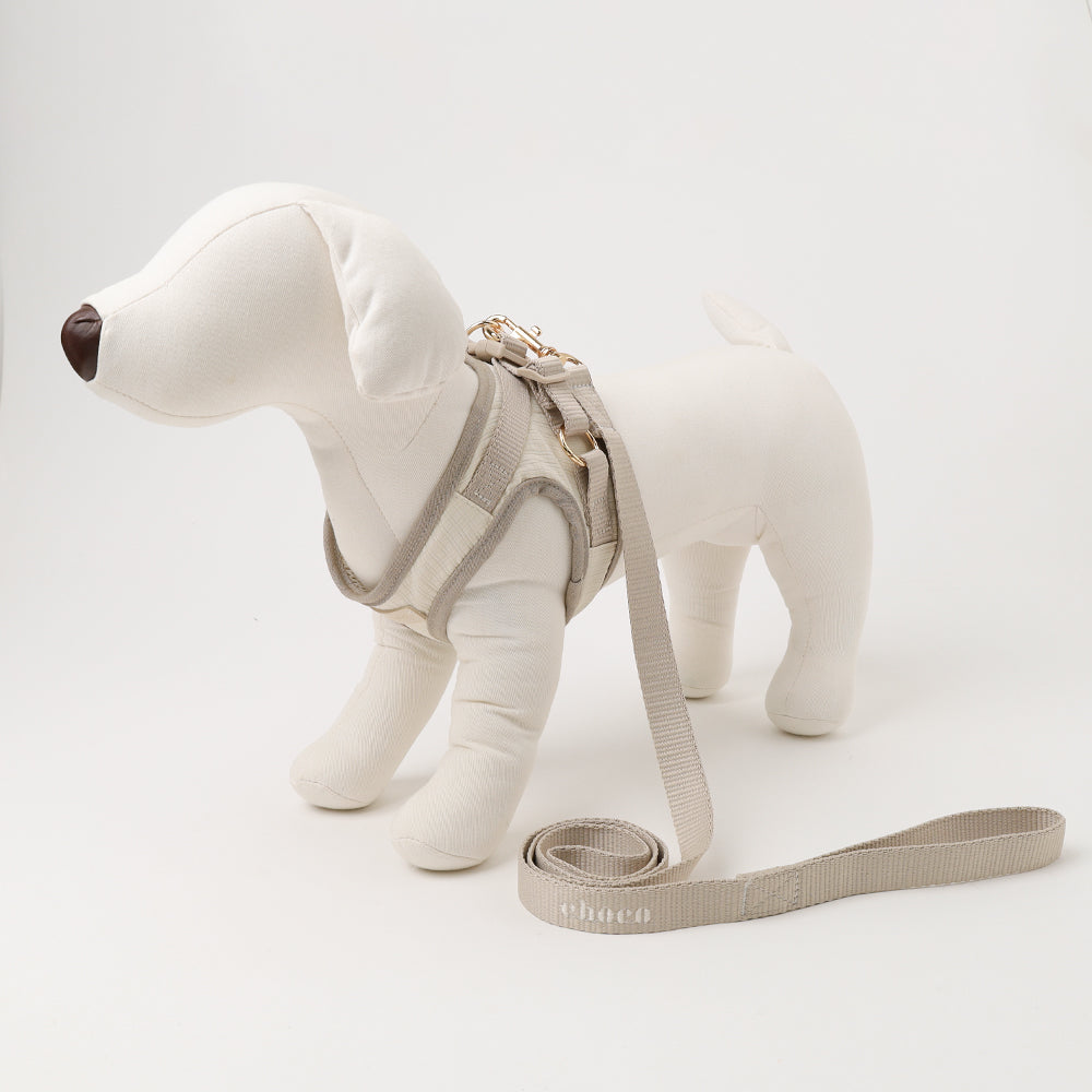 Bicolor Harness + Lead SET [Name embroidery available]