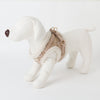 Corduroy boa harness + lead set with rocking horse embroidery [Compatible with name embroidery]