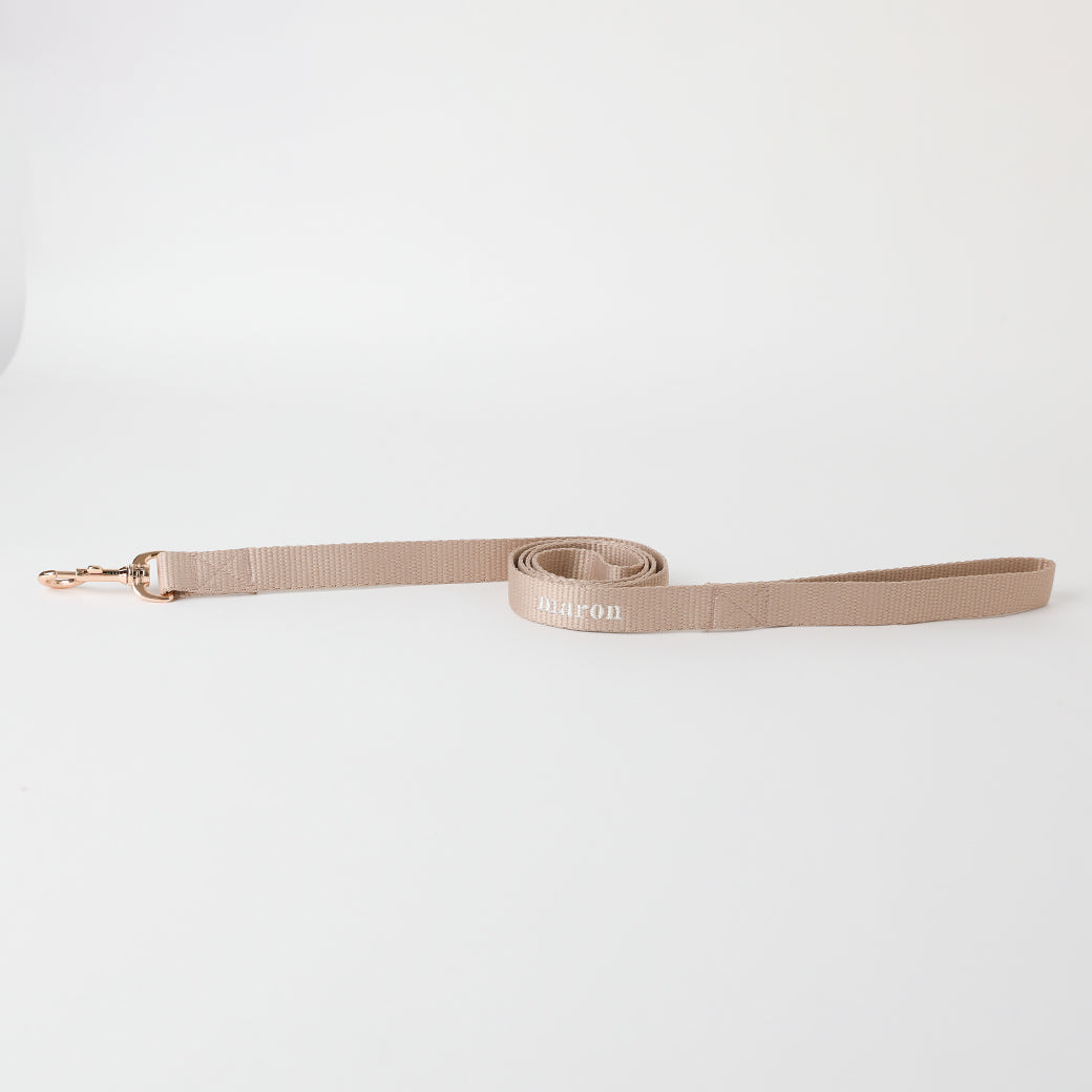 木馬刺繍入りコーデュロイボアハーネス+リードSET【名入れ刺繍対応】