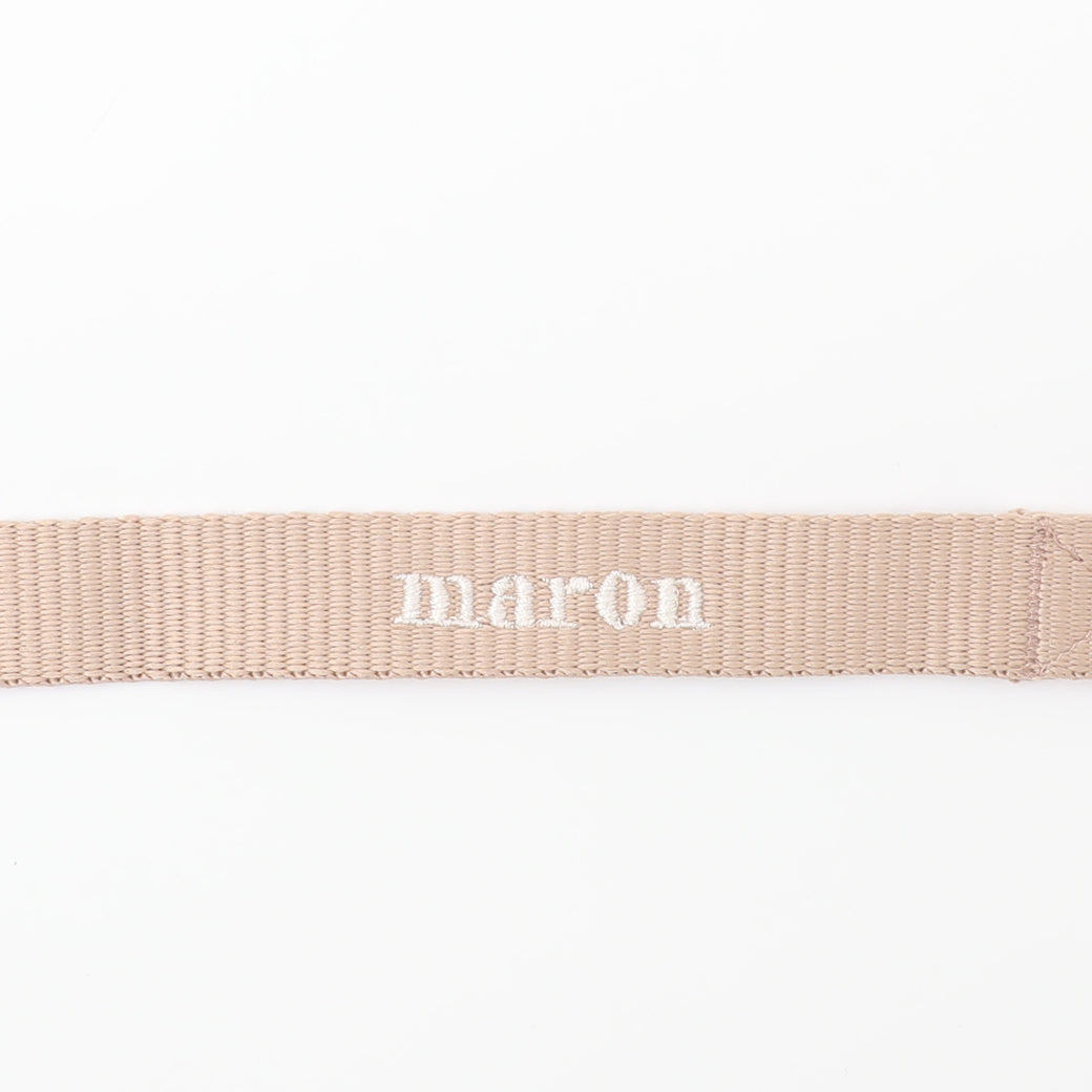 木馬刺繍入りコーデュロイボアハーネス+リードSET【名入れ刺繍対応】