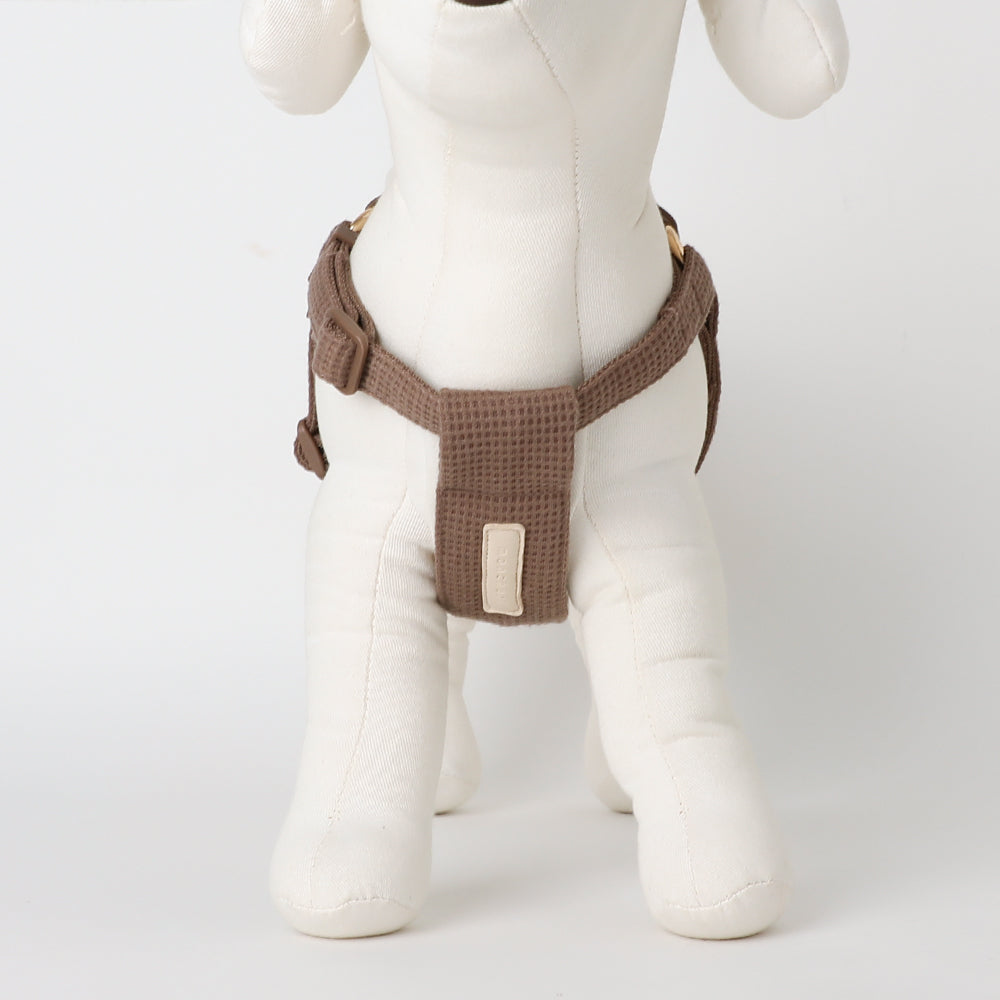 PUレザー×ワッフルハーネス