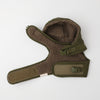 Hooded quilted down-like harness + lead set [Name embroidery available]