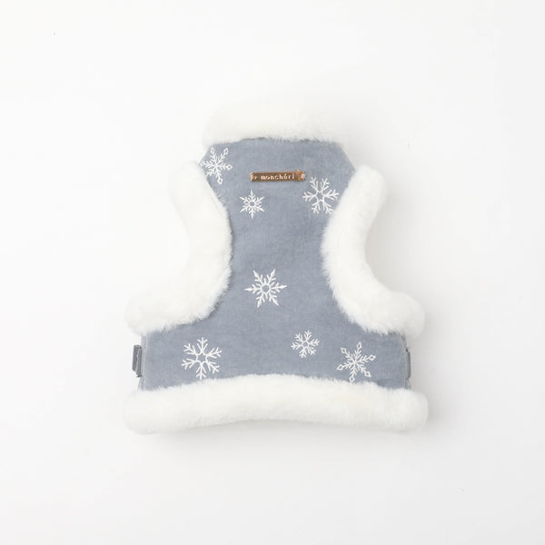 スノー刺繍ハーネス+リードSET【名入れ刺繍対応】