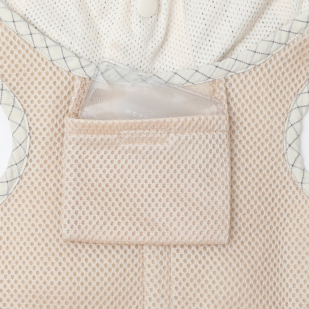 带冷感熊耳兜帽的格纹线束+导线设置【名入刺绣对应】【保冷剂对应】