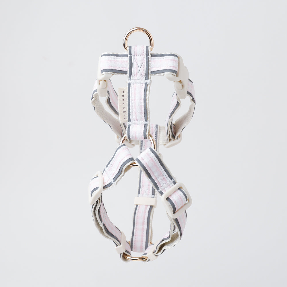 反射チェック柄ハーネス