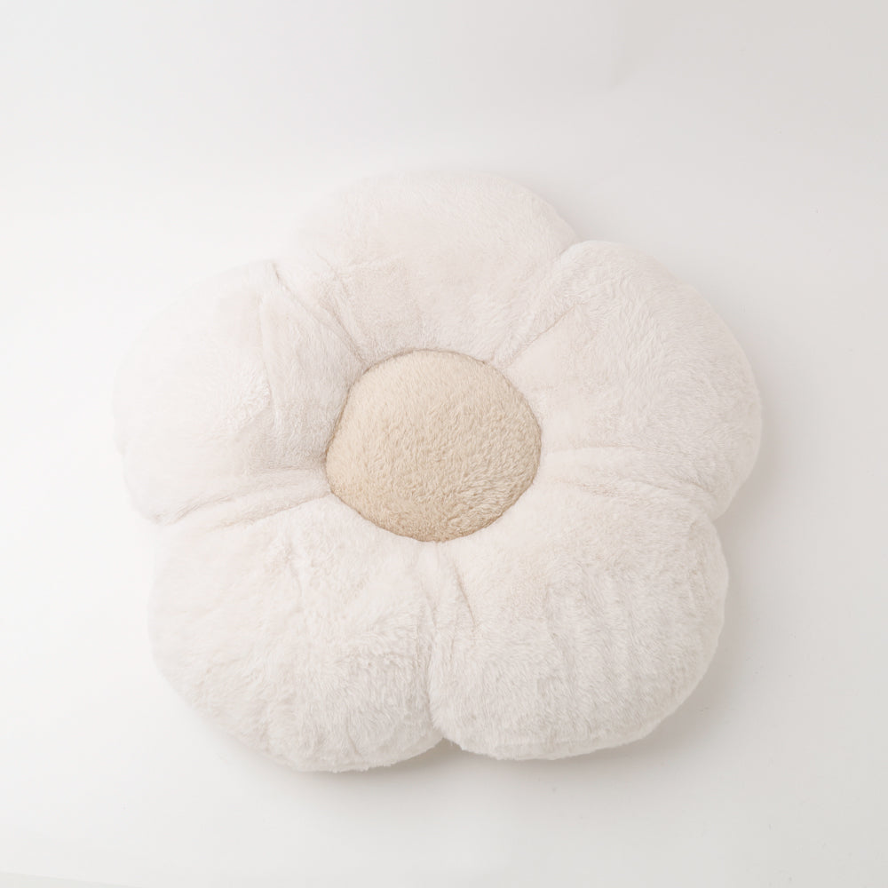 flower fur cushion bed