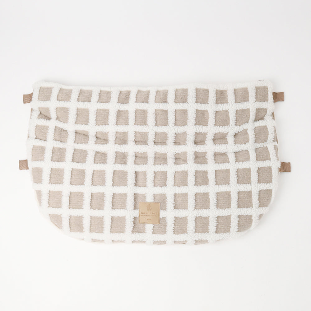 Pet cart check boa chin rest cushion cover