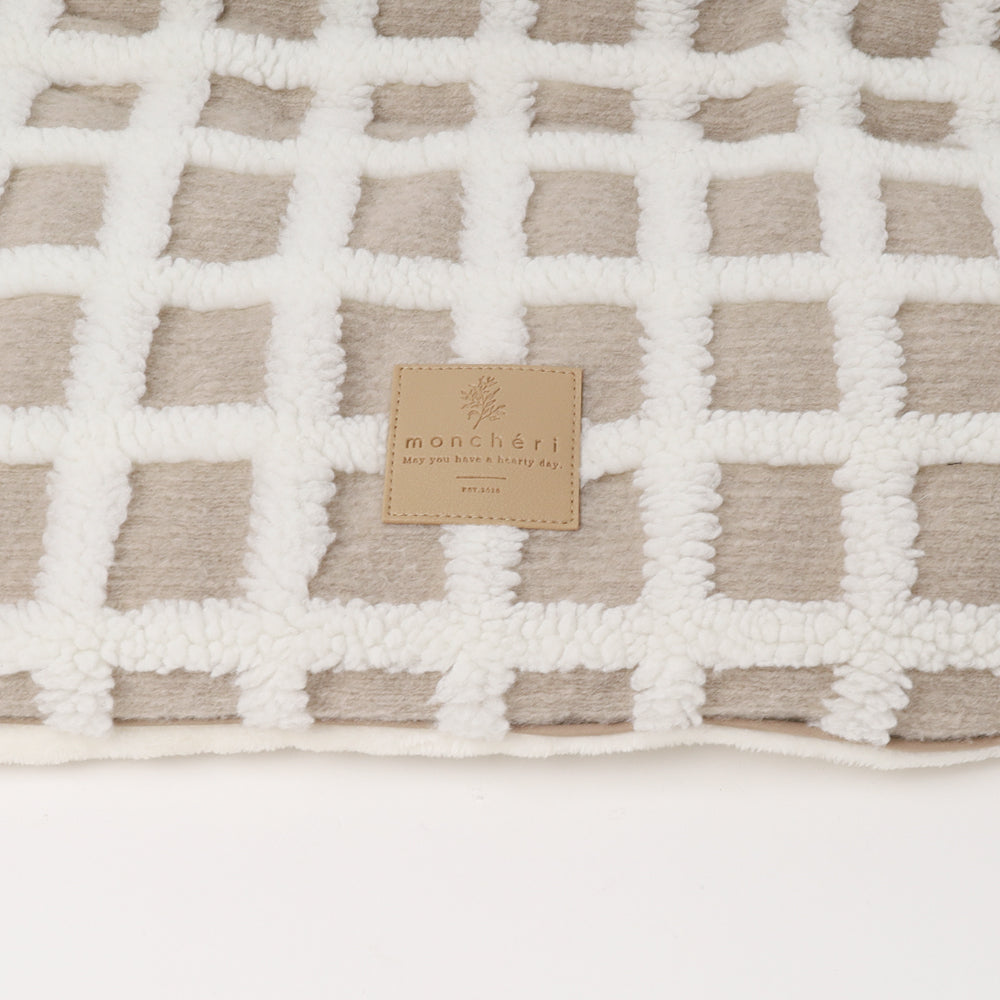 宠物推车格子下巴靠背垫盖