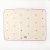 Cold strawberry embroidery pocketable blanket / cafe mat