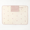 Cold strawberry embroidery pocketable blanket / cafe mat