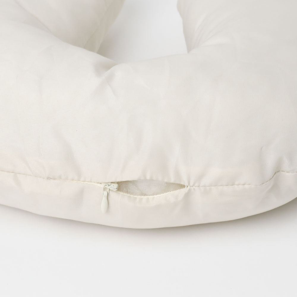 チェックボアあご乗せクッションピロー