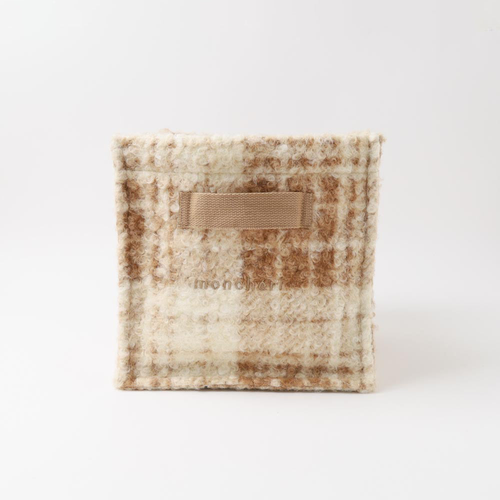 チェック柄マルチボックス【名入れ刺繍対応】