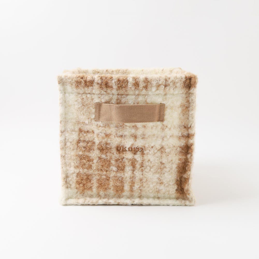 チェック柄マルチボックス【名入れ刺繍対応】