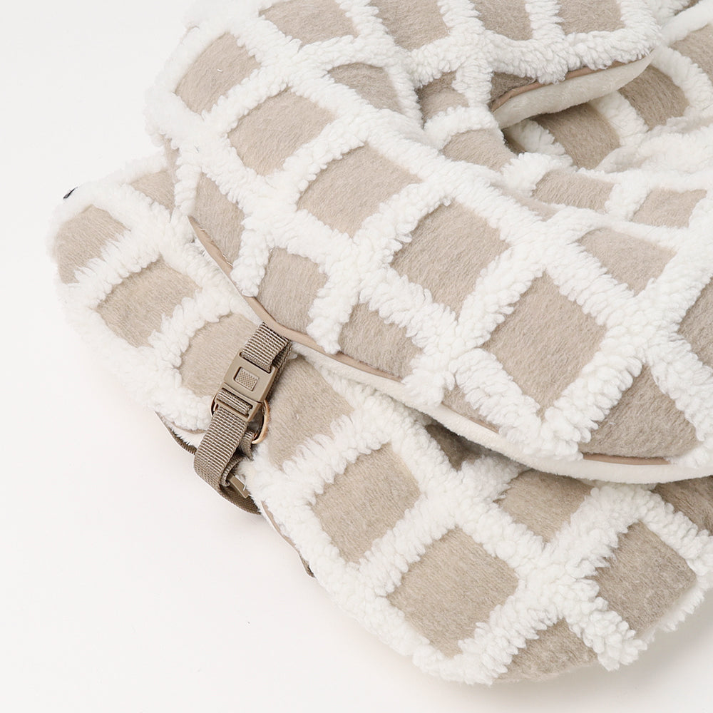 宠物推车格子坐垫垫