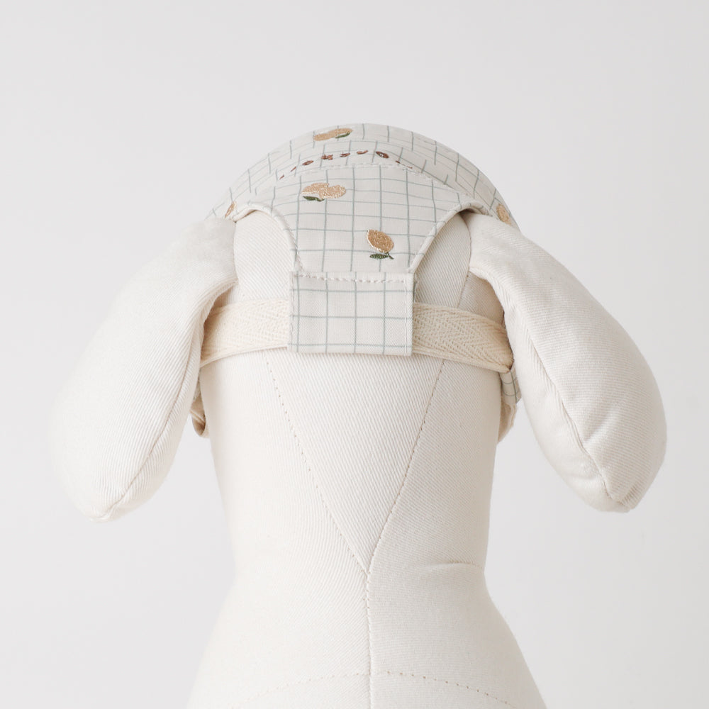 レモン柄刺繍バケットハット