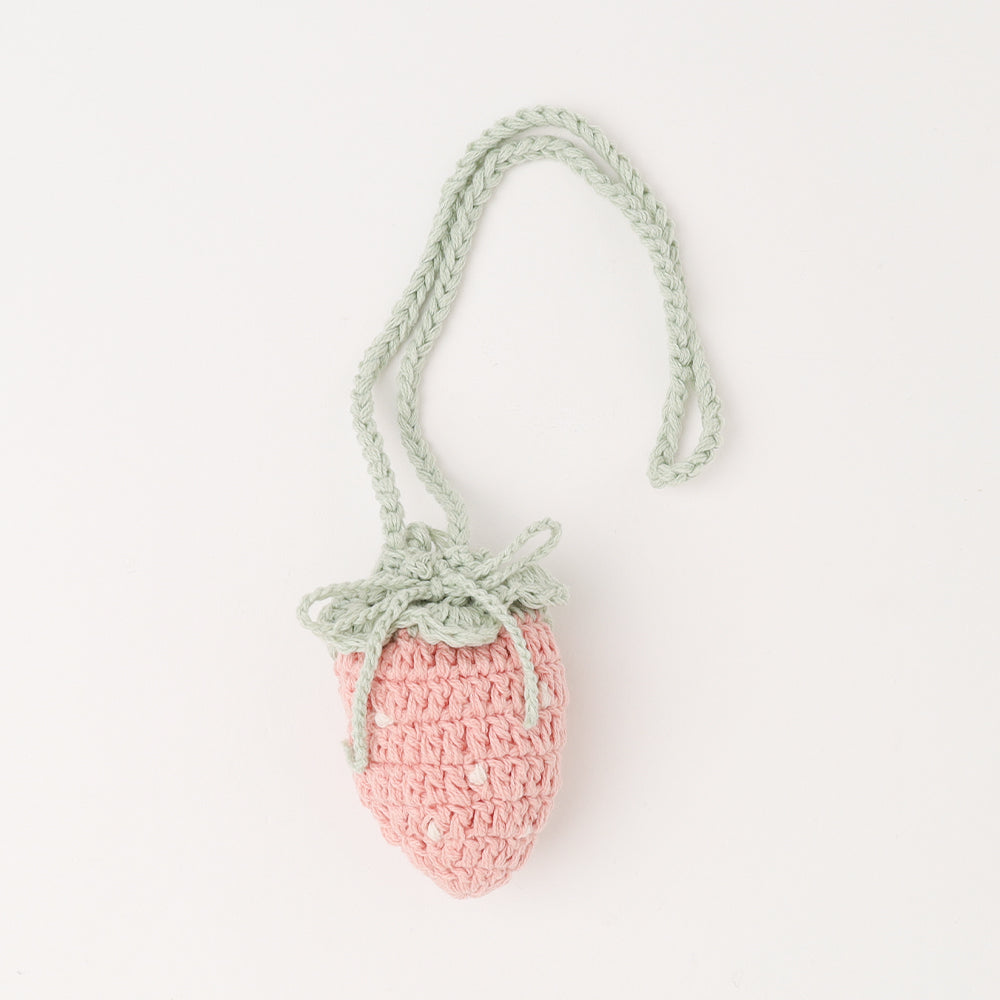 Fruit key knit mini pochette – moncheri