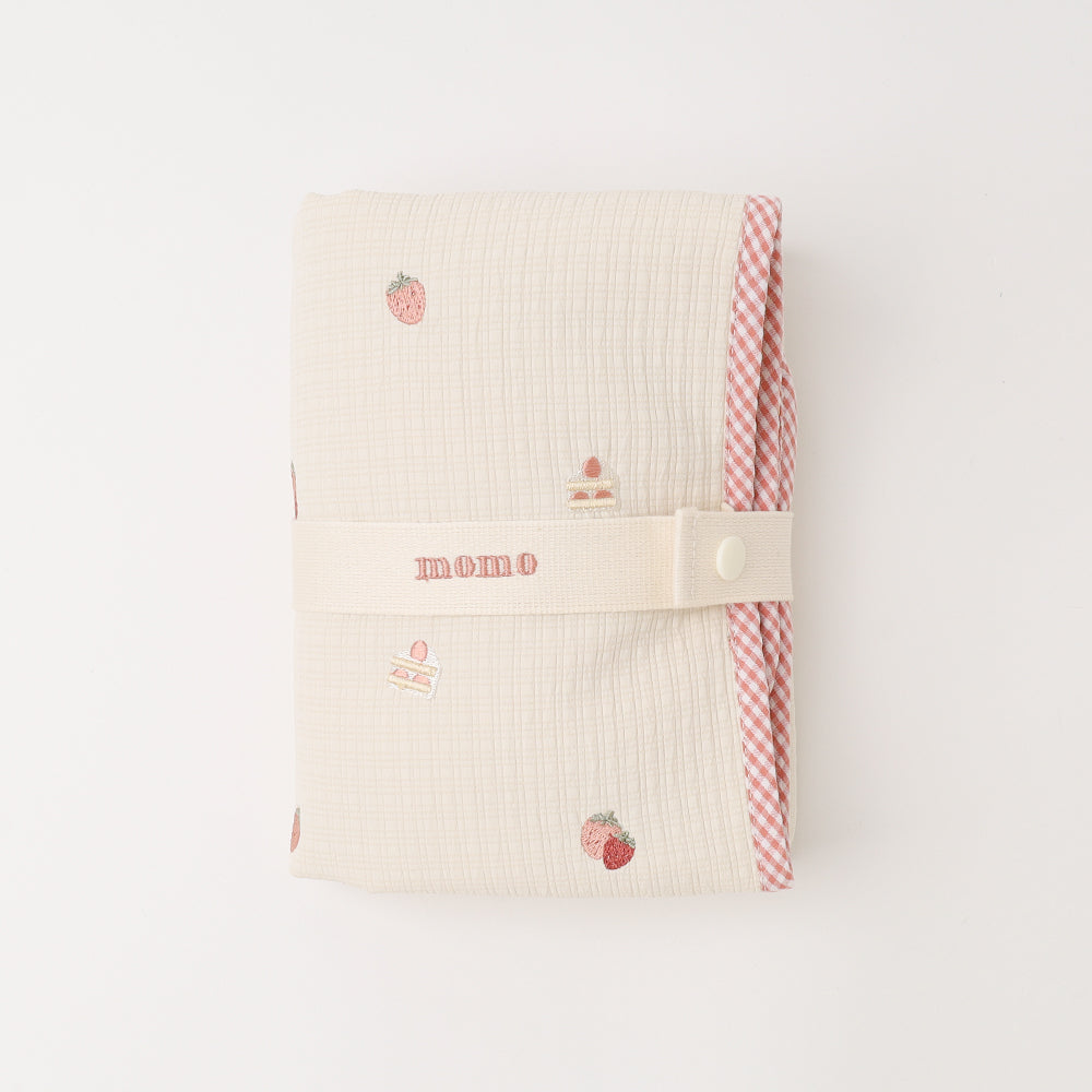ショートケーキ刺繍カフェマット【名入れ刺繍対応】