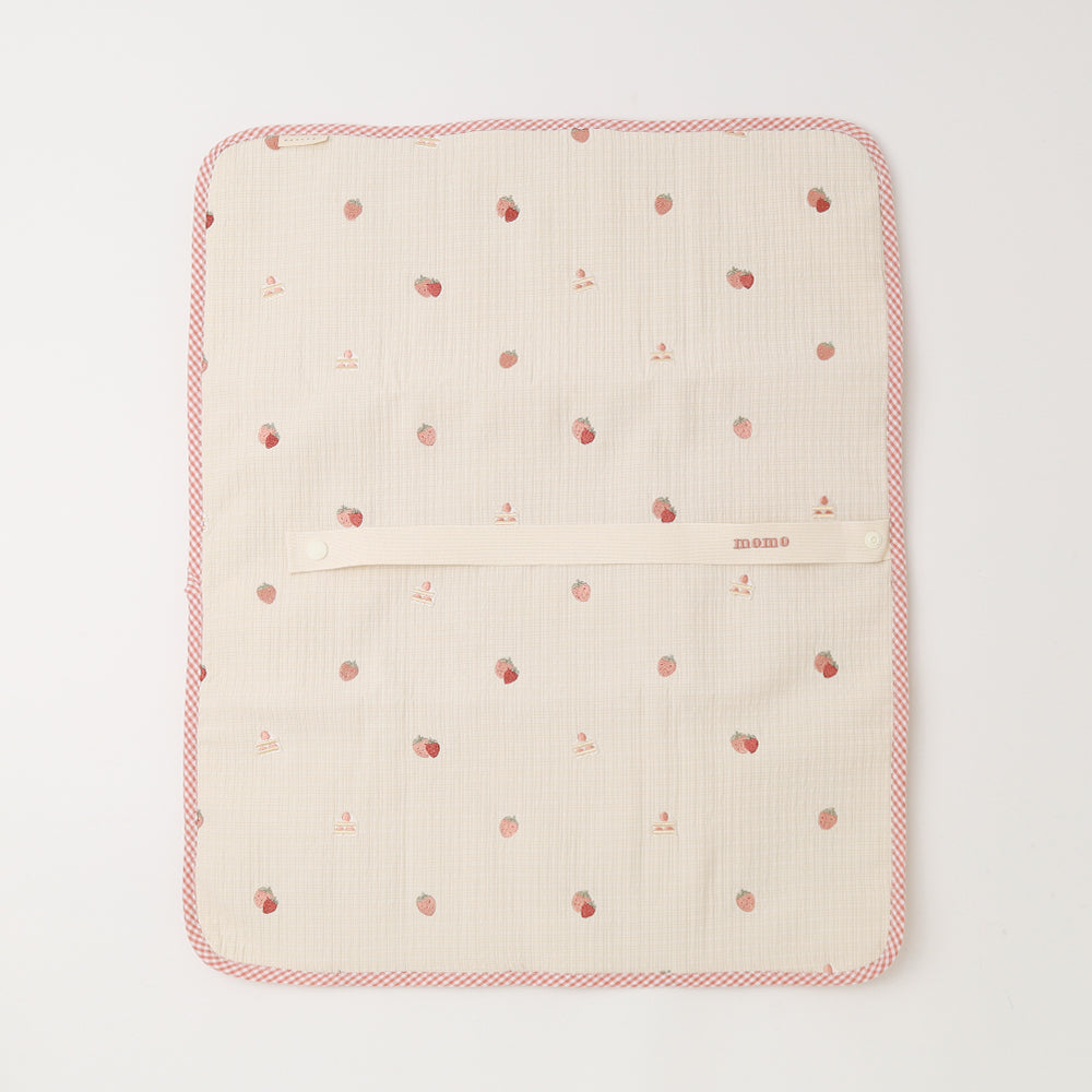 ショートケーキ刺繍カフェマット【名入れ刺繍対応】