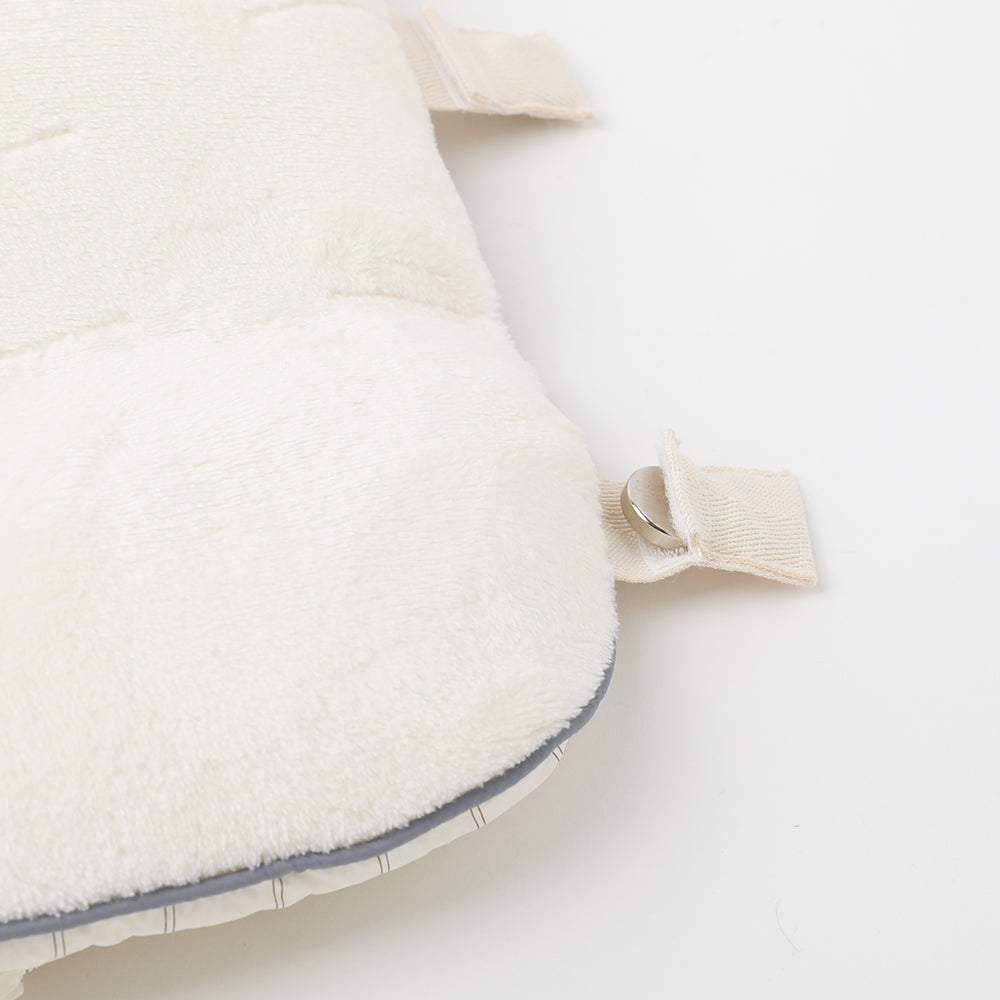 條紋絲帶口袋下巴墊套【單套】【適合名字刺繡】