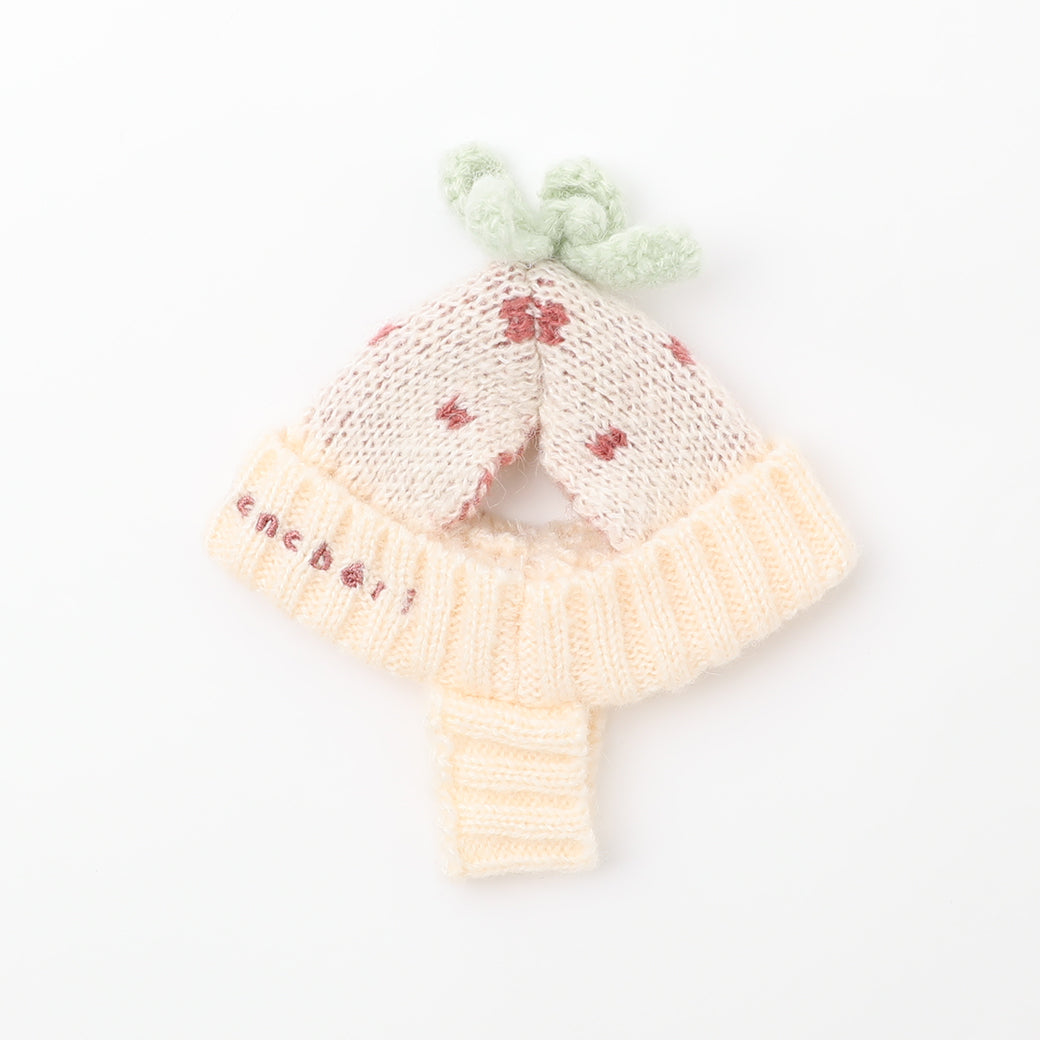 strawberry knit hat