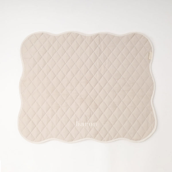 ニュアンスウエーブカフェマット【名入れ刺繍対応】