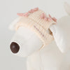 リボンモチーフニット帽