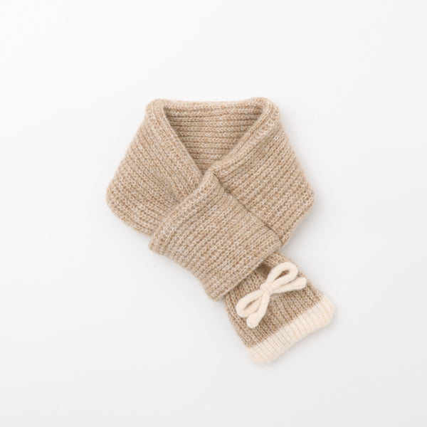 リボンモチーフマフラー