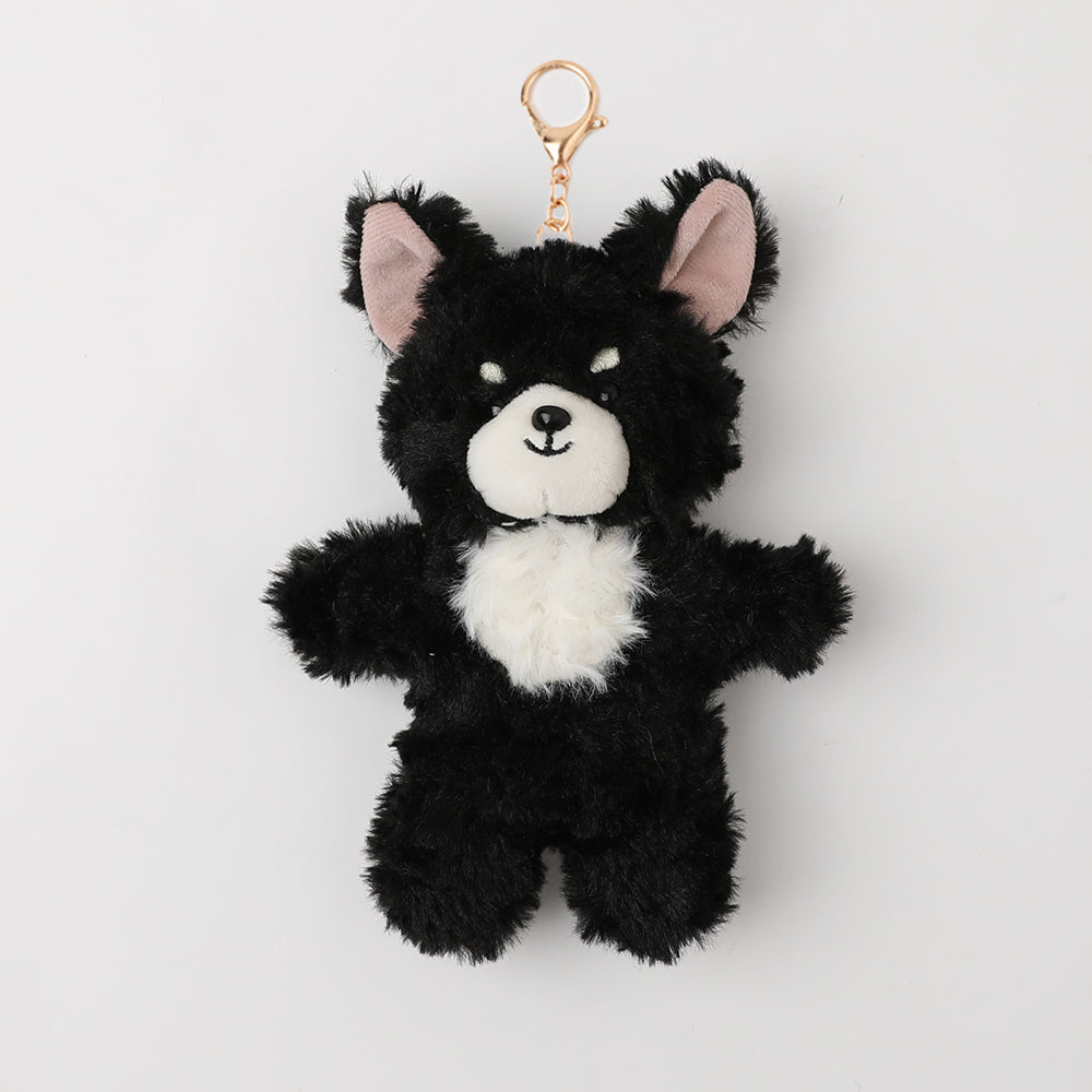 Name T-shirt dog key chain [Compatible with name embroidery]