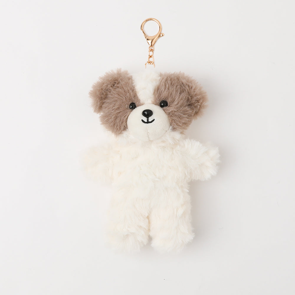 Name T-shirt dog key chain [Compatible with name embroidery]