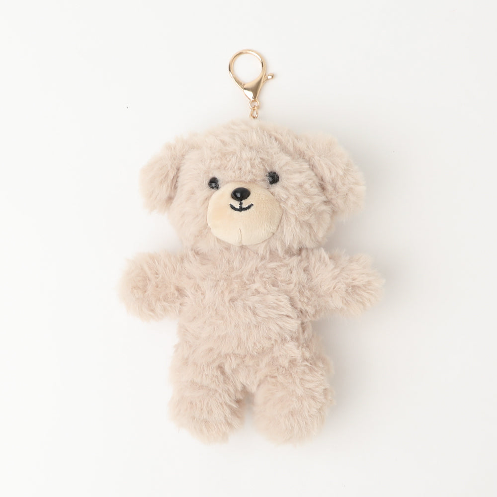 Name T-shirt dog key chain [Compatible with name embroidery]