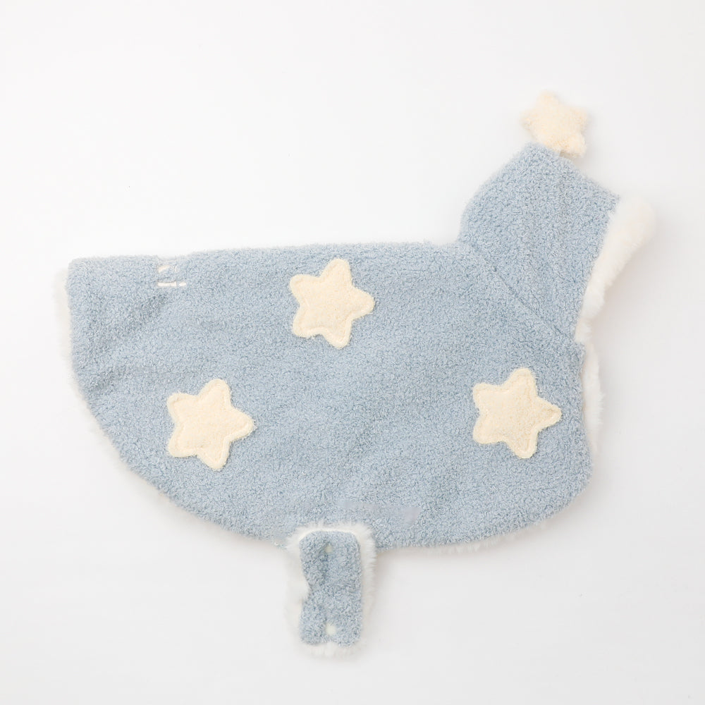 ふわふわお星さまモチーフブランケット【名入れ刺繍対応】