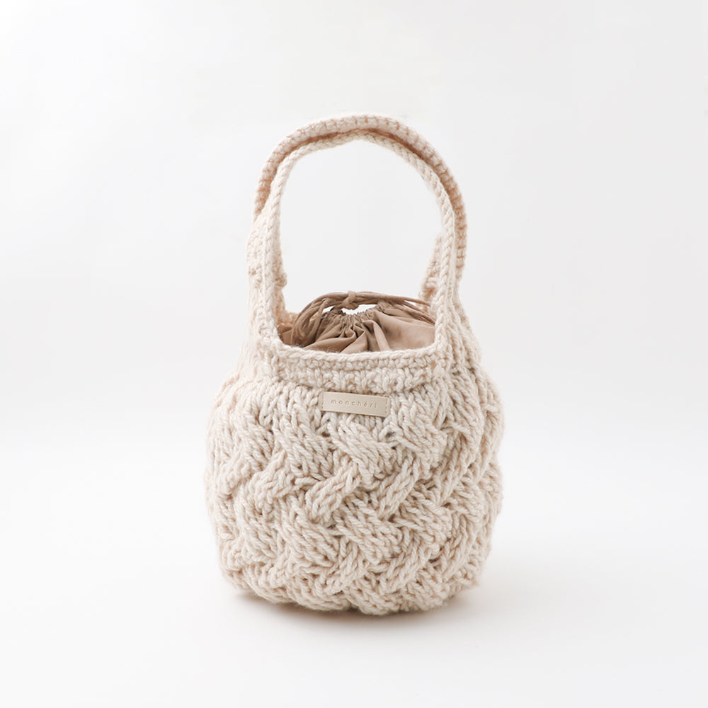 消臭ニット編みお散歩バッグ