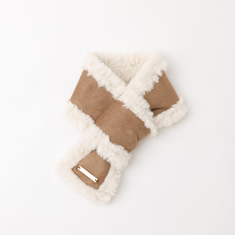 ムートンマフラー【名入れ刺繍対応】 – moncheri