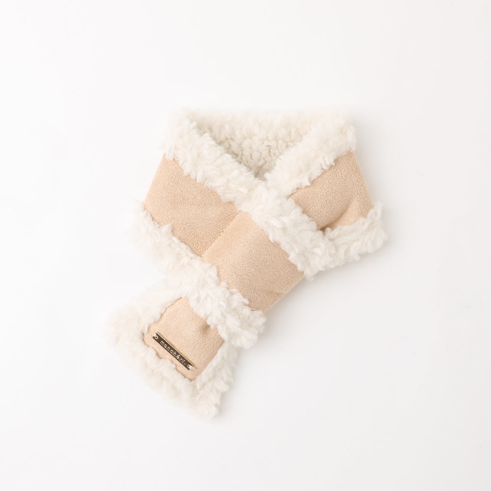 ムートンマフラー【名入れ刺繍対応】