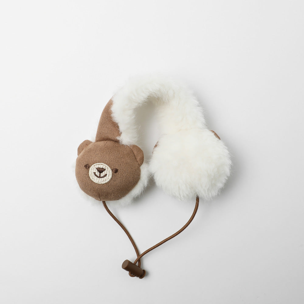 Mouton bear earmuffs