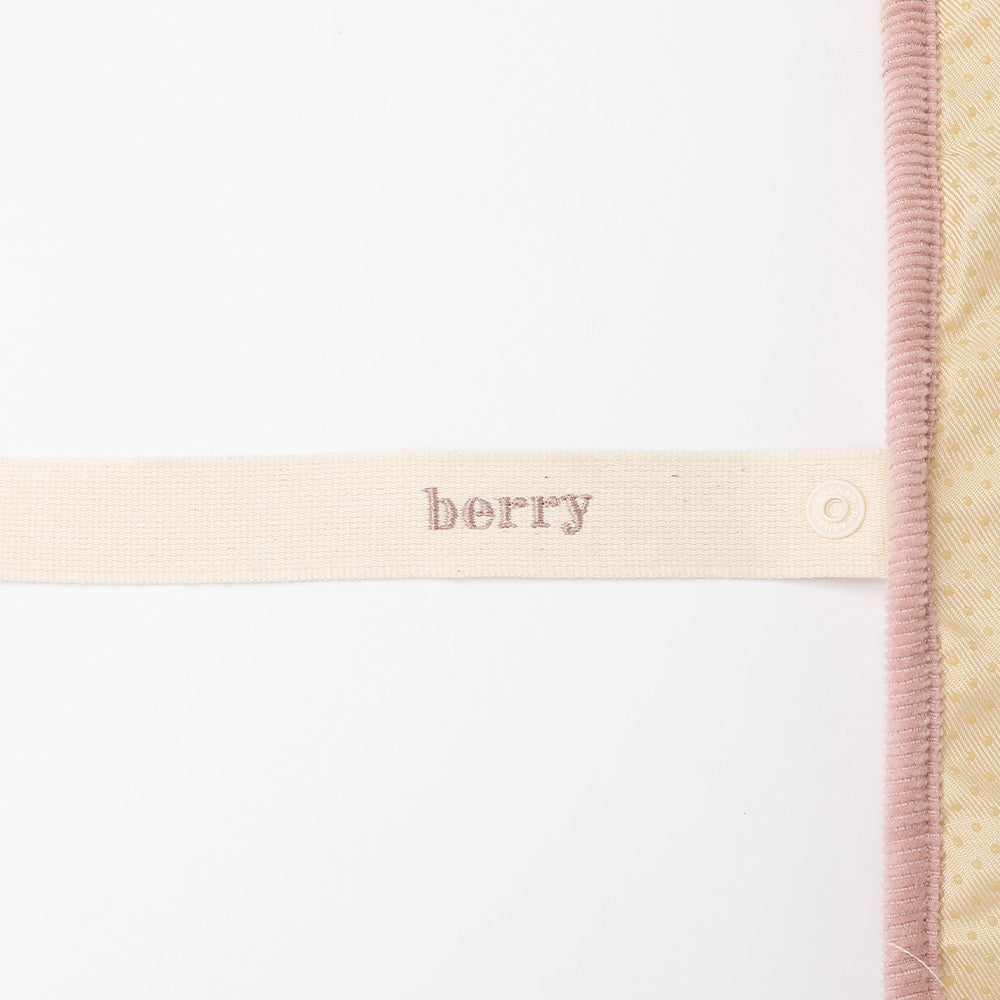 Bear ribbon embroidery boa cafe mat [Compatible with name embroidery]