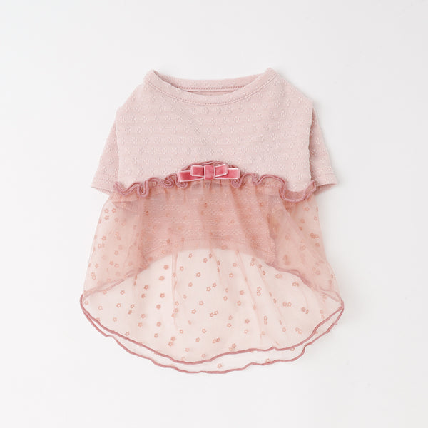 レースドッキングワンピース