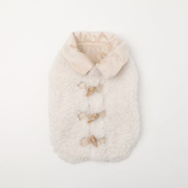 フリルカラートグルボタンボアベスト