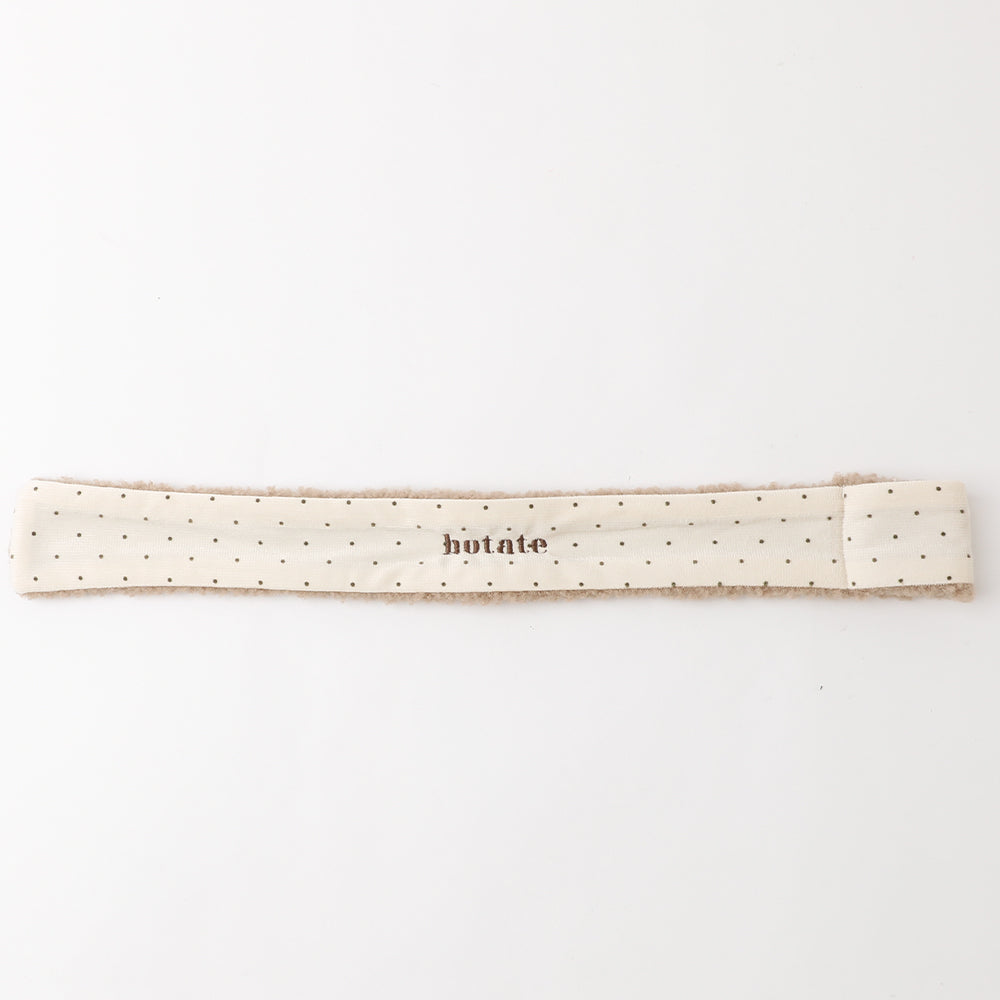 リバーシブルドットボアベスト＋マフラーSET【名入れ刺繍対応】