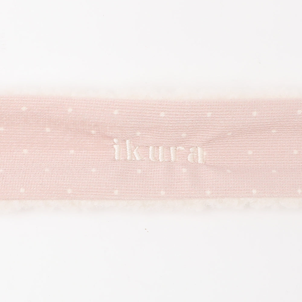 リバーシブルドットボアベスト＋マフラーSET【名入れ刺繍対応】