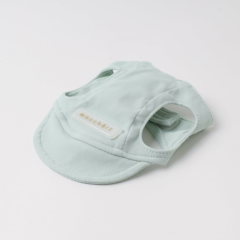 冷感防虫メッシュチェックロンパース＋キャップSET