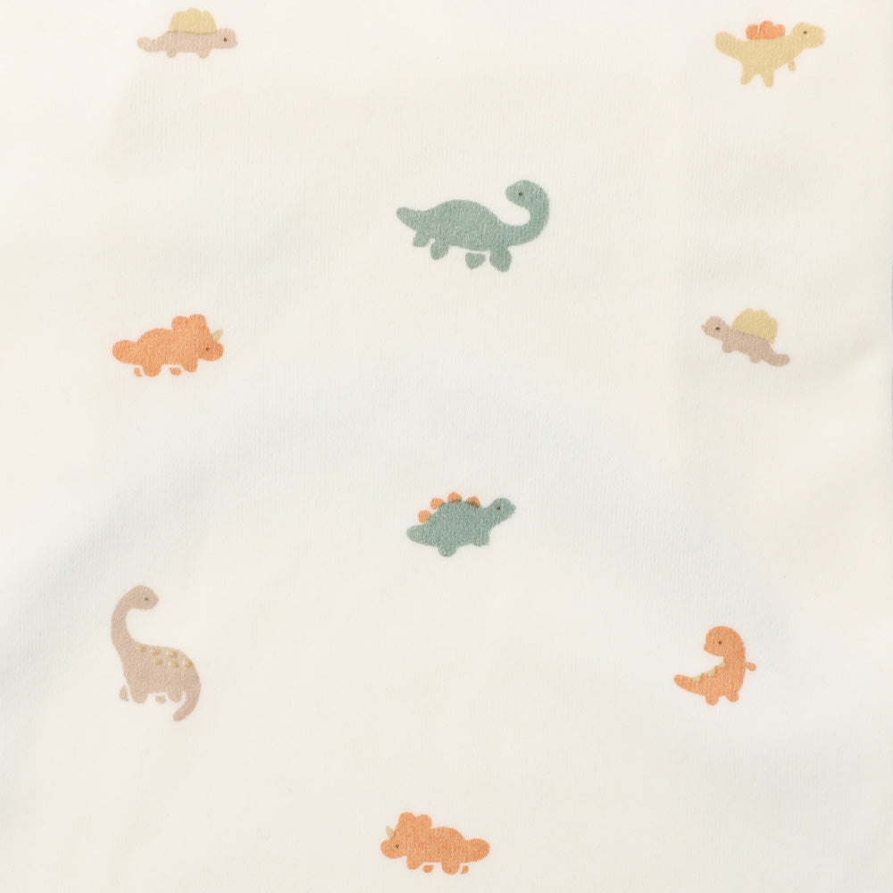 Thermal dinosaur pattern stretch romper