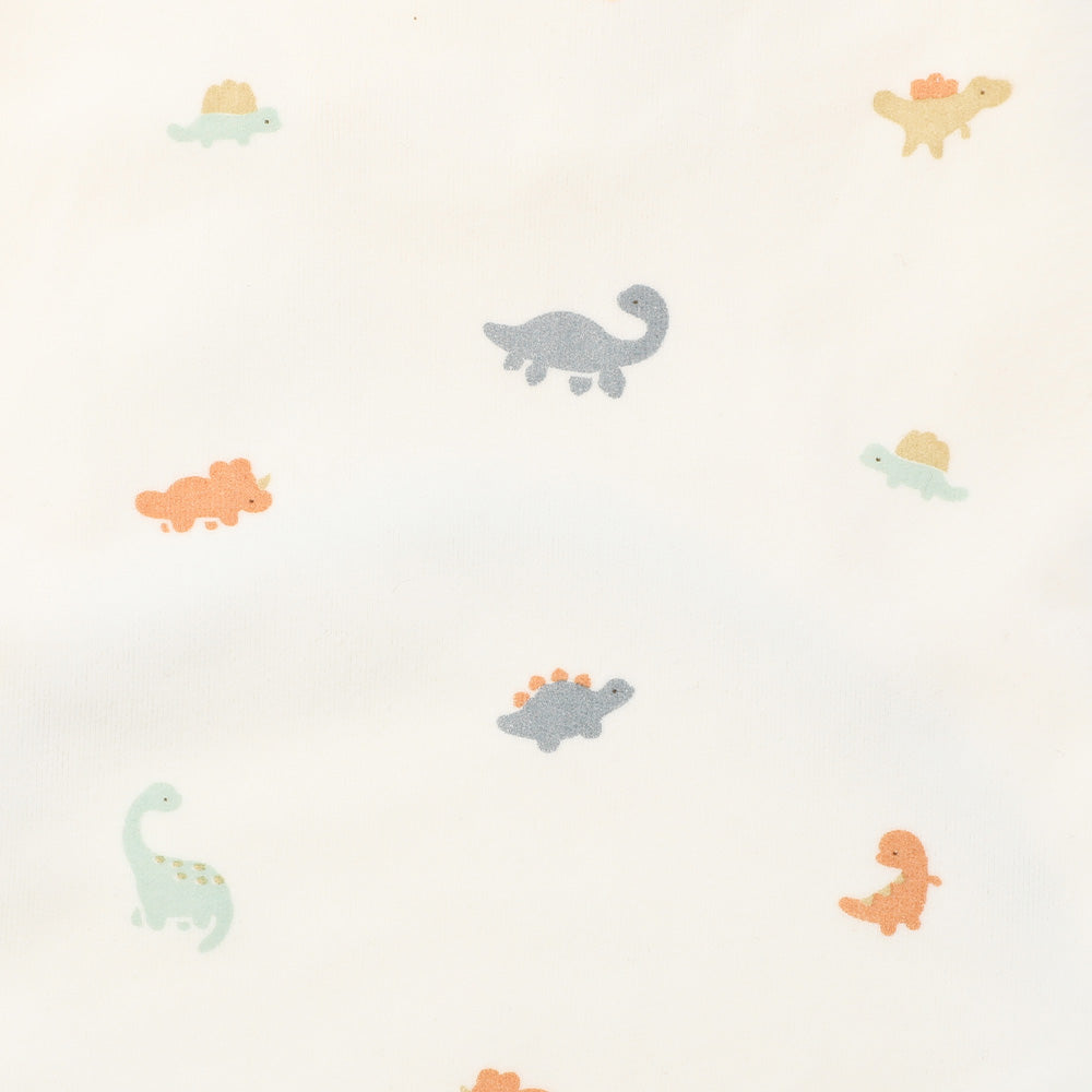 Thermal dinosaur pattern stretch romper