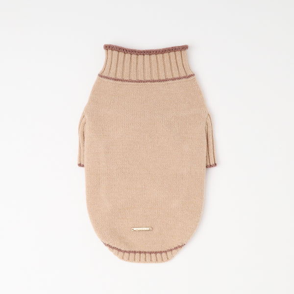 Bicolor line knit