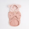 Rabbit bore hood ribbon pattern hoodie