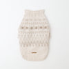 Nordic pattern high neck knit (for your dog)